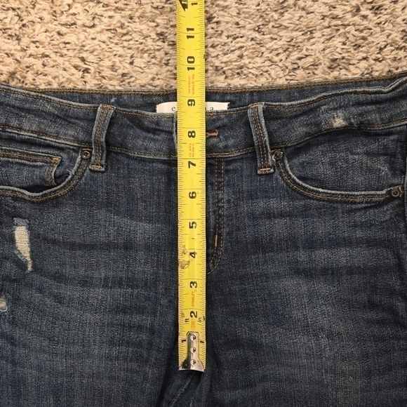 Eunina Jeans Women's Lauren Mid Rise Skinny Distressed Jeans Size 5 - Picture 12 of 12